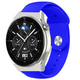 Strap-it® Huawei Watch GT 3 Pro 46mm sport band (blauw)
