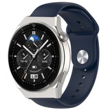 Strap-it® Huawei Watch GT 3 Pro 46mm sport band (donkerblauw)