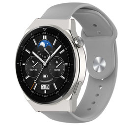 Strap-it® Huawei Watch GT 3 Pro 46mm sport band (grijs)