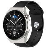 Strap-it® Huawei Watch GT 3 Pro 46mm sport band (zwart)