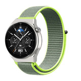 Strap-it® Huawei Watch GT 3 Pro 46mm nylon band (fluoriserend)