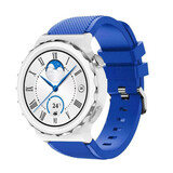Strap-it® Huawei Watch GT 3 Pro 43mm siliconen bandje (blauw)