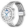 Strap-it® Strap-it Huawei Watch GT 3 Pro 43mm luxe stalen bandje (zilver/zwart) Strap-it® Strap-it Huawei Watch GT 3 Pro 43mm luxe stalen bandje (zilver/zwart)