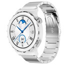 Strap-it® Strap-it Huawei Watch GT 3 Pro 43mm metalen bandje (zilver)