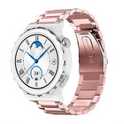Strap-it® Strap-it Huawei Watch GT 3 Pro 43mm stalen band (roze)
