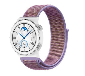 Strap-it® Huawei Watch GT 3 Pro 43mm nylon band (lila)