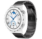 Strap-it® Strap-it Huawei Watch GT 3 Pro 43mm metalen bandje (zwart)