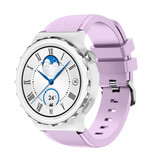 Strap-it® Huawei Watch GT 3 Pro 43mm siliconen bandje (lila)