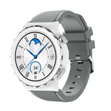 Strap-it® Huawei Watch GT 3 Pro 43mm siliconen bandje (grijs)