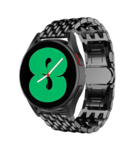 Strap-it® Strap-it Samsung Galaxy Watch 4 - 40mm stalen draak bandje (zwart)