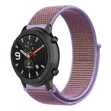 Strap-it® Xiaomi Amazfit GTR nylon band (lila) Strap-it® Xiaomi Amazfit GTR nylon band (lila)