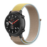Strap-it® Xiaomi Amazfit GTR nylon band (camel)