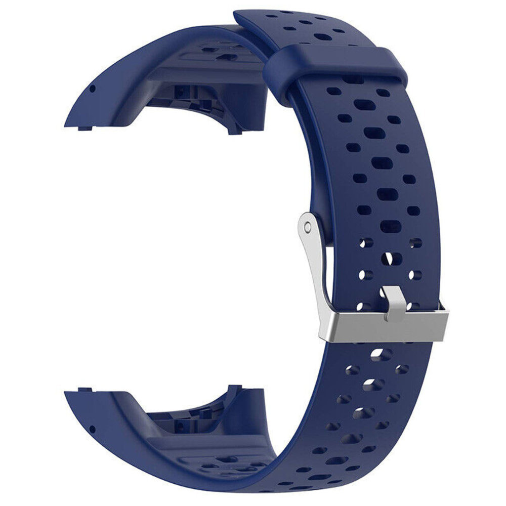 Strap-it® Strap-it Polar M400 / M430 siliconen bandje (donkerblauw)