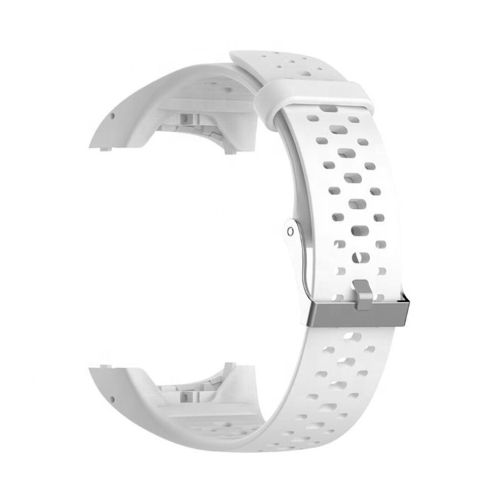 Strap-it® Strap-it Polar M400 / M430 siliconen bandje (wit)