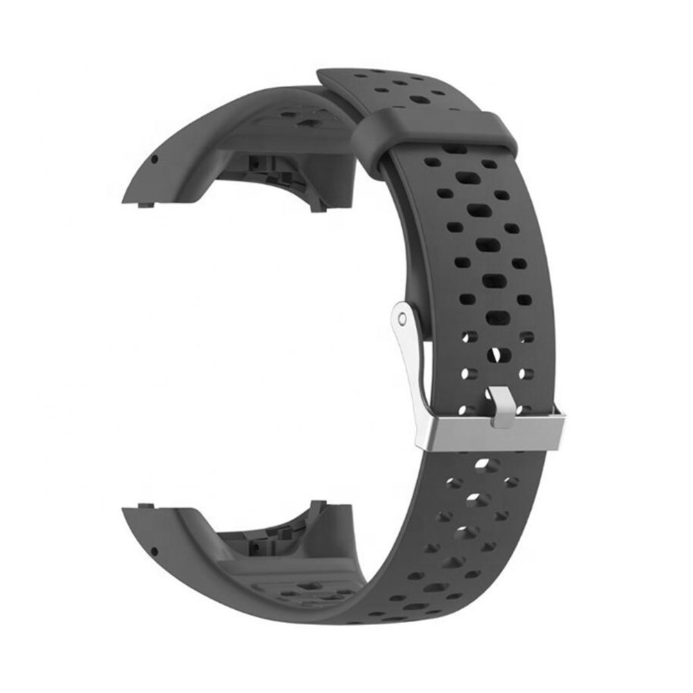 Strap-it® Strap-it Polar M400 / M430 siliconen bandje (donkergrijs)