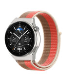 Strap-it® Huawei Watch GT 3 Pro 46mm nylon band (pink pomelo)