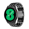 Strap-it® Strap-it Samsung Galaxy Watch 4 - 44mm stalen draak bandje (zwart) Strap-it® Strap-it Samsung Galaxy Watch 4 - 44mm stalen draak bandje (zwart)