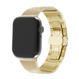 Strap-it® Apple Watch stalen Milanese band (goud)