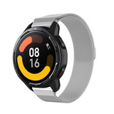 Strap-it® Xiaomi Watch S1 Milanese band (zilver) Strap-it® Xiaomi Watch S1 Milanese band (zilver)