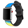 Strap-it® Strap-it Apple Watch nylon hybrid bandje (kleurrijk) Strap-it® Strap-it Apple Watch nylon hybrid bandje (kleurrijk)