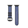 Strap-it® Strap-it Apple Watch nylon hybrid bandje (blauw) Strap-it® Strap-it Apple Watch nylon hybrid bandje (blauw)