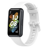 Strap-it® Huawei Band 7 TPU bandje (wit)