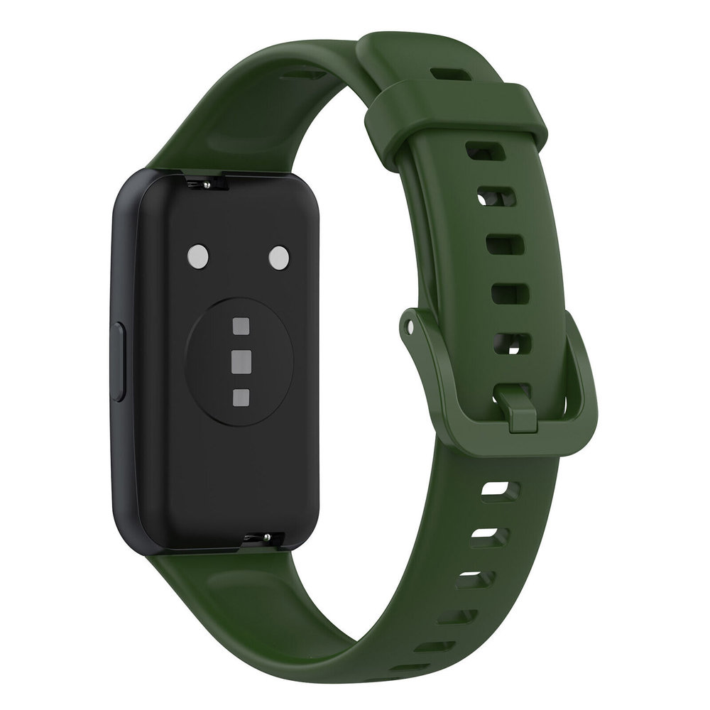 Strap-it® Strap-it Huawei Band 7 TPU bandje (legergroen)