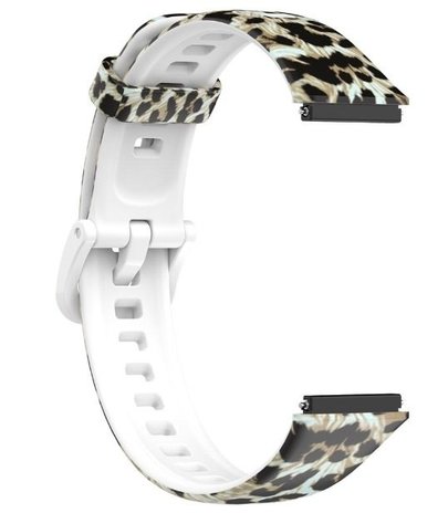 Strap-it® Strap-it Lucky Leopard Huawei Band 7 bandje