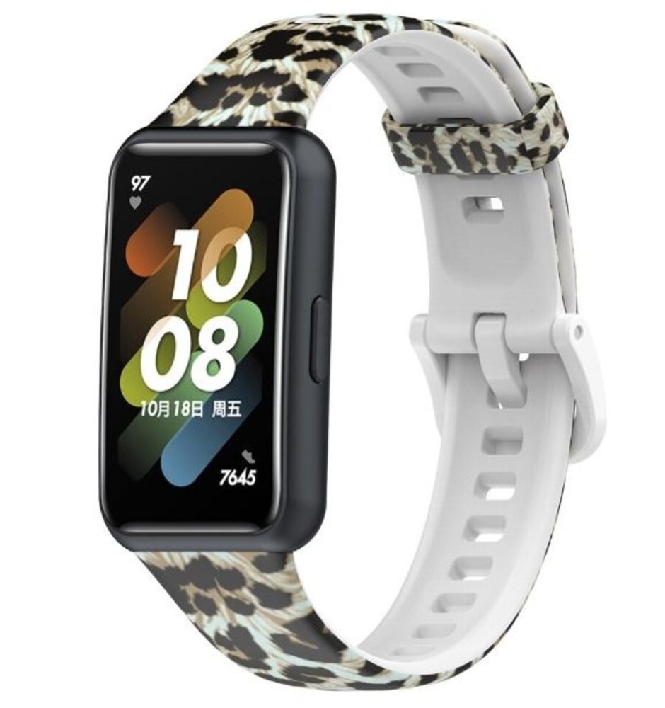 Strap-it® Strap-it Lucky Leopard Huawei Band 7 bandje