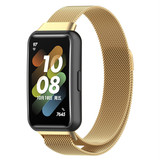 Strap-it® Huawei Band 7 Milanese band (goud)
