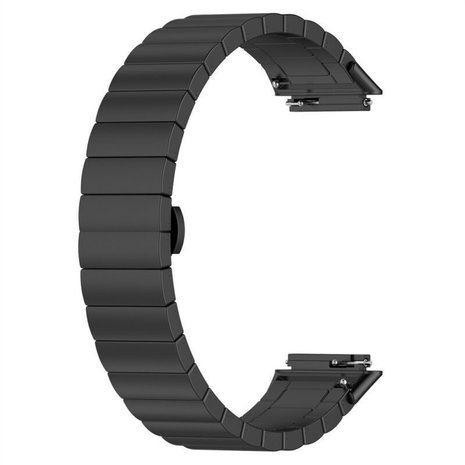 Strap-it® Strap-it Huawei band 7 metalen bandje (zwart) Strap-it® Strap-it Huawei band 7 metalen bandje (zwart)