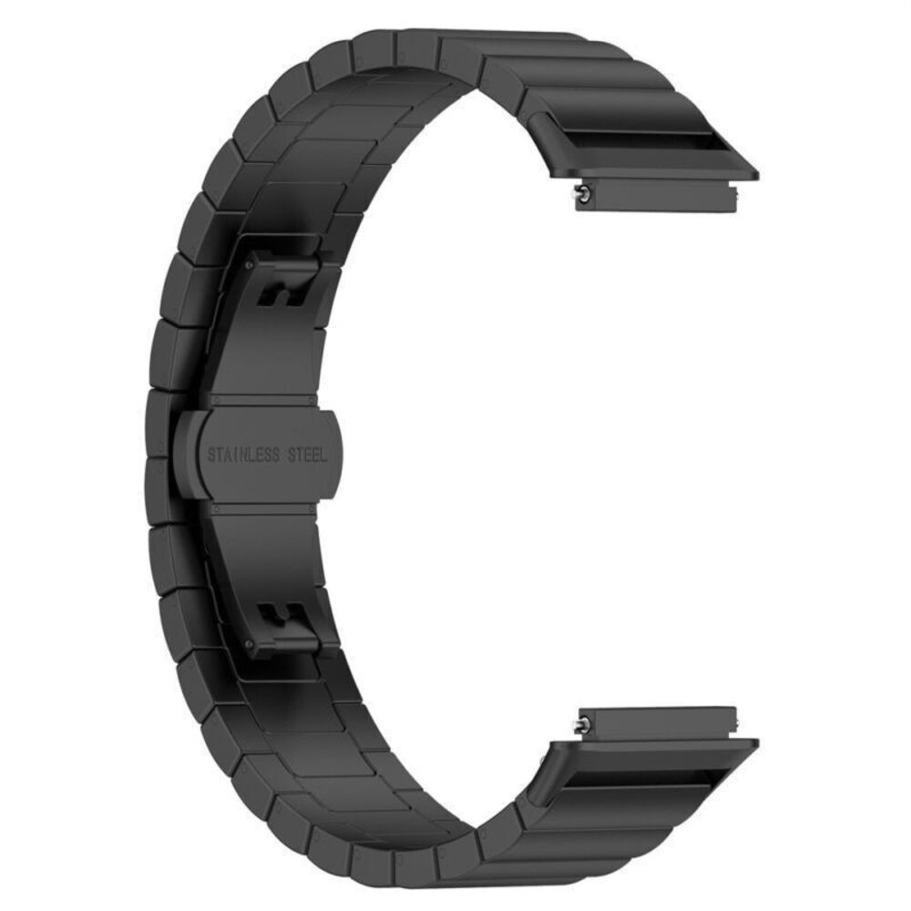 Strap-it® Strap-it Huawei band 7 metalen bandje (zwart) Strap-it® Strap-it Huawei band 7 metalen bandje (zwart)
