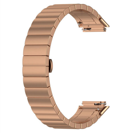 Strap-it® Strap-it Huawei band 7 metalen bandje (rosé goud)