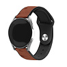 Strap-it® Strap-it Samsung Galaxy Watch 42mm leren hybrid bandje (bruin) Strap-it® Strap-it Samsung Galaxy Watch 42mm leren hybrid bandje (bruin)
