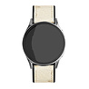 Strap-it® Strap-it Samsung Galaxy Watch 46mm leren hybrid bandje (zand wit) Strap-it® Strap-it Samsung Galaxy Watch 46mm leren hybrid bandje (zand wit)