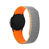 Strap-it® Strap-it Samsung Galaxy Watch 4 40mm magnetisch siliconen bandje (grijs/oranje) Strap-it® Strap-it Samsung Galaxy Watch 4 40mm magnetisch siliconen bandje (grijs/oranje)