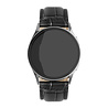 Strap-it® Strap-it Samsung Galaxy Watch Active leather crocodile grain band (zwart) Strap-it® Strap-it Samsung Galaxy Watch Active leather crocodile grain band (zwart)