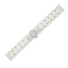 Strap-it® Strap-it Samsung Galaxy Watch Active keramiek stalen band (wit/goud) Strap-it® Strap-it Samsung Galaxy Watch Active keramiek stalen band (wit/goud)