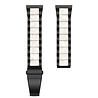 Strap-it® Strap-it Amazfit GTS 3 stalen resin band (zwart/wit) Strap-it® Strap-it Amazfit GTS 3 stalen resin band (zwart/wit)