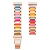 Strap-it® Strap-it Amazfit GTS 3 stalen resin band (rosé goud/kleurrijk) Strap-it® Strap-it Amazfit GTS 3 stalen resin band (rosé goud/kleurrijk)
