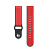 Strap-it® Strap-it Samsung Gear S3 leren hybrid bandje (rood) Strap-it® Strap-it Samsung Gear S3 leren hybrid bandje (rood)