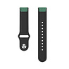 Strap-it® Strap-it Samsung Gear S3 leren hybrid bandje (groen) Strap-it® Strap-it Samsung Gear S3 leren hybrid bandje (groen)