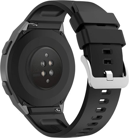Strap-it® Strap-it Huawei Watch GT 2e siliconen bandje (zwart)