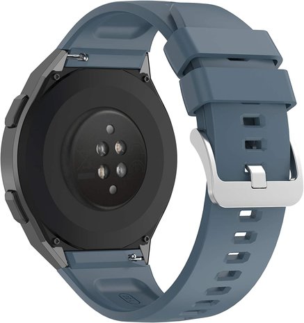 Huawei Watch GT 2e siliconen bandje grijsblauw Smartwatchbanden