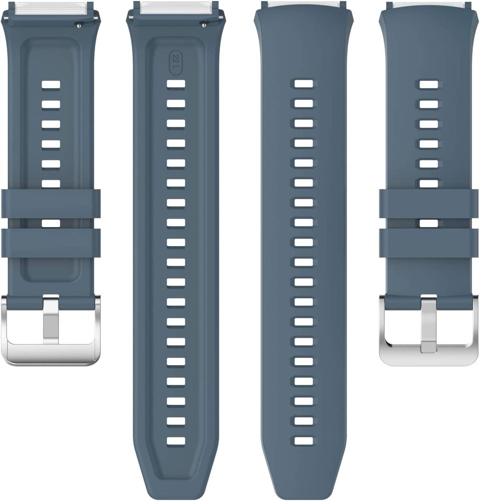 Strap-it® Strap-it Huawei Watch GT 2e siliconen bandje (grijsblauw)