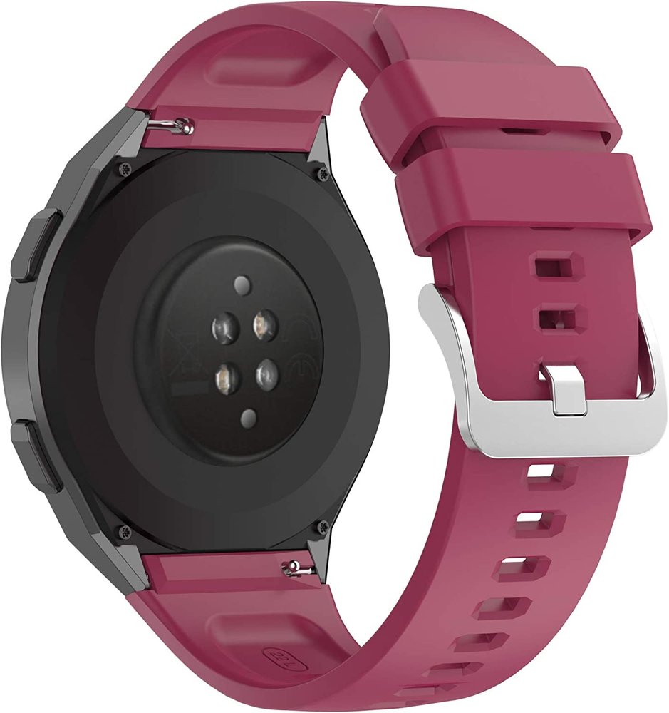 Strap-it® Strap-it Huawei Watch GT 2e siliconen bandje (bordeaux)