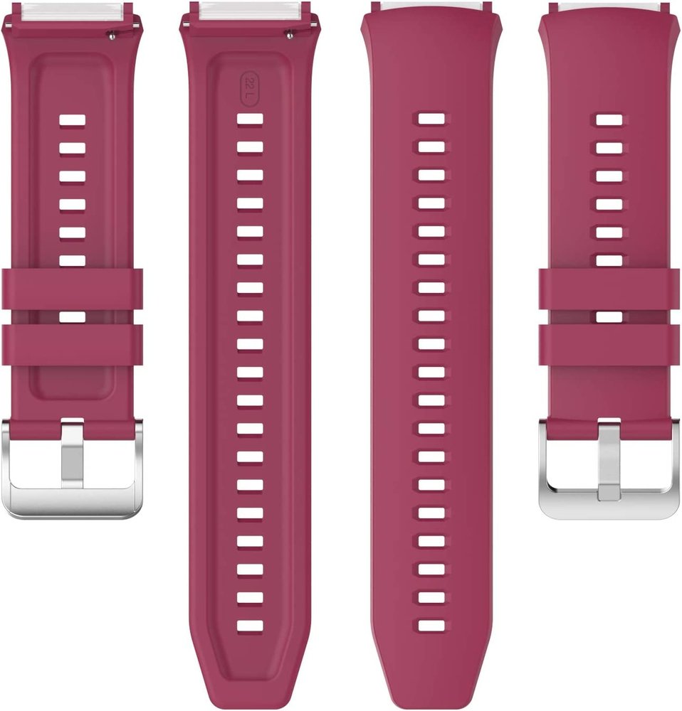 Strap-it® Strap-it Huawei Watch GT 2e siliconen bandje (bordeaux)