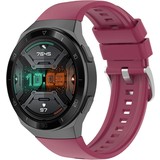 Strap-it® Huawei Watch GT 2e siliconen bandje (bordeaux)