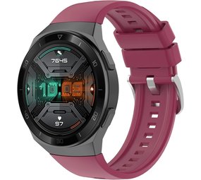 Strap-it® Huawei Watch GT 2e siliconen bandje (bordeaux)