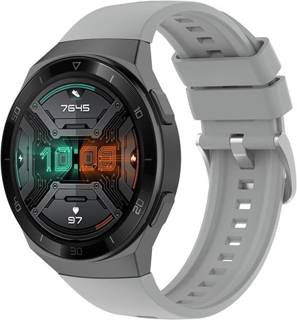 Strap-it® Strap-it Huawei Watch GT 2e siliconen bandje (grijs)